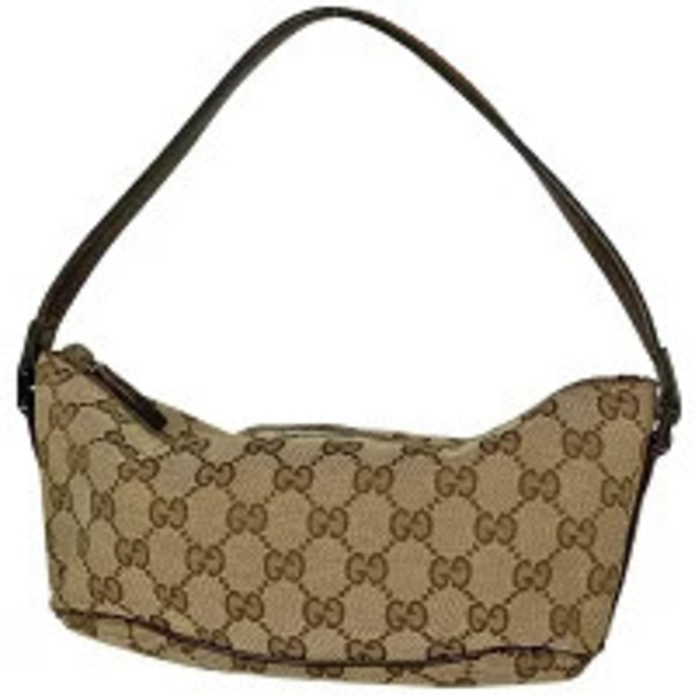 Gucci GG handbag tote bag Sherry cosmetic Clutch accessory canvas brown